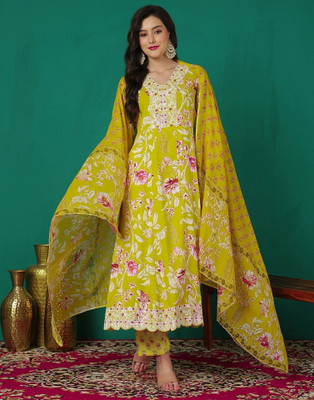 Skylee Women Kurta Pant Dupatta Set