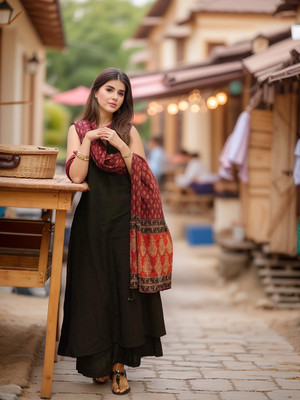 Tasrika Women Kurta Palazzo Dupatta Set