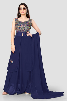 OM Fashion Women Kurta Skirt Dupatta Set