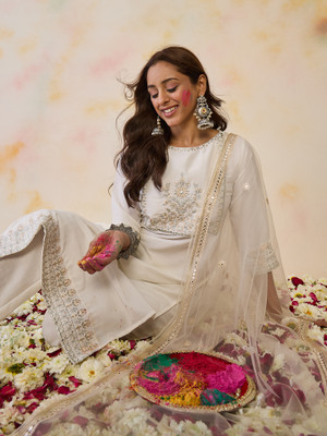 Indo Era Women Kurta Pant Dupatta Set