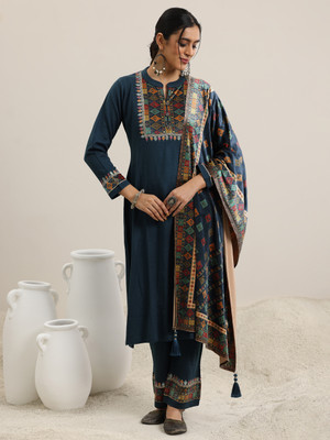 LIBAS Women Kurta Pant Dupatta Set