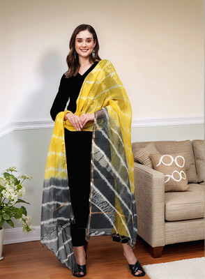 Gosriki Women Kurta Palazzo Dupatta Set