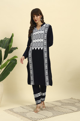 CANBLAR Women Kurta Palazzo Set