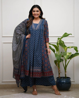 Divastri Women Kurta Palazzo Dupatta Set