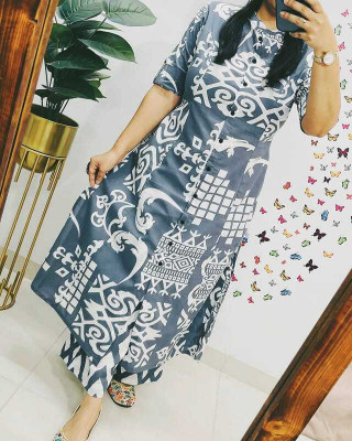 AACHUKI Women Kurta Palazzo Set