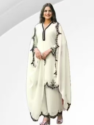 RACK FASHION Women Kurti Palazzo Attached Dupatta Set