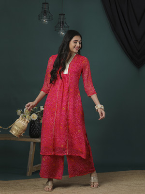 Globus Women Kurta Palazzo Set