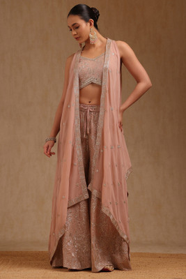 soch Women Kurta Palazzo Ethnic Jacket Set