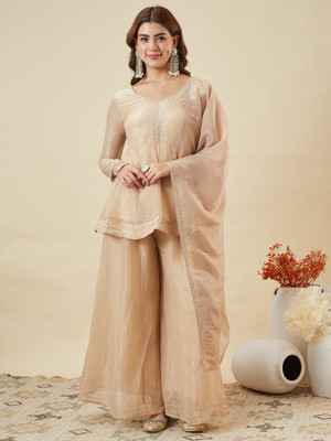 MOKOSH Women Kurta Pant Dupatta Set