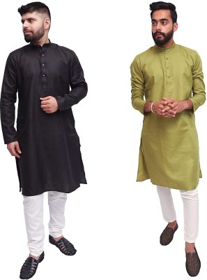 trendshon Men Kurta Pyjama Set