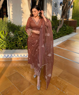 Divastri Women Kurta Palazzo Dupatta Set