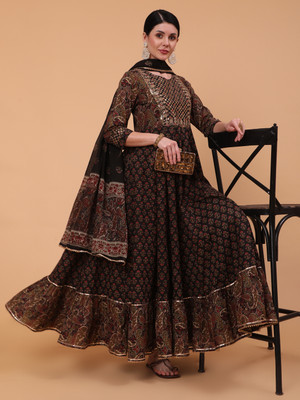 KIMAYRA Women Kurta Palazzo Dupatta Set