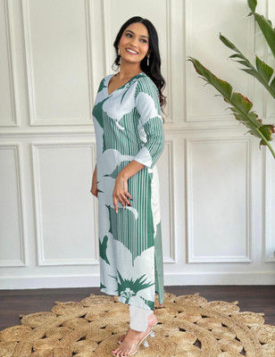 Bella Fashion Women Ethnic Top Palazzo Set