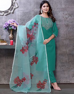 Skylee Women Kurta Pant Dupatta Set