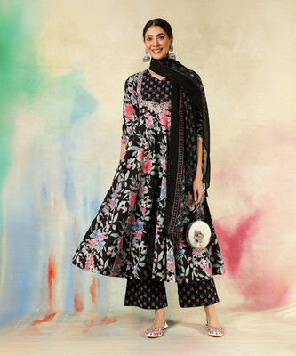 KIMAYRA Women Kurta Palazzo Dupatta Set