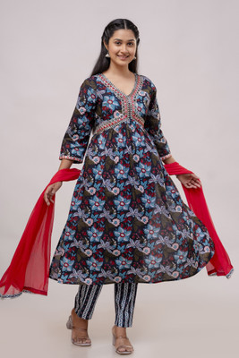 ANNU PARIDHAN Women Kurta Pant Dupatta Set