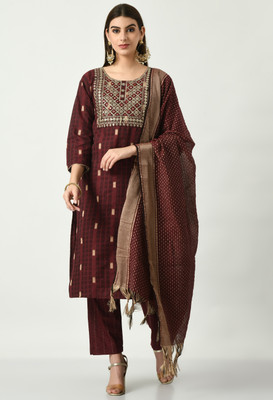 AnjuShree Choice Women Kurta Pant Dupatta Set