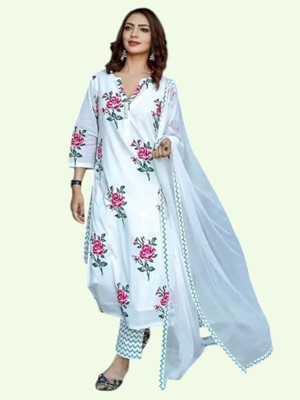 Texpa Fashion Women Ethnic Top Pyjama Set