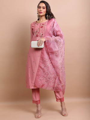 Vishudh Women Kurta Pant Dupatta Set