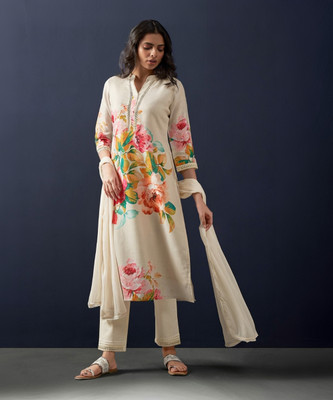 Indo Era Women Kurta Pant Dupatta Set