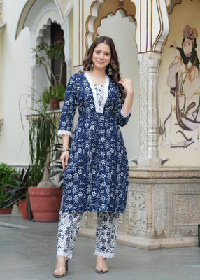 PSCHOICE Women Kurta Pant Set