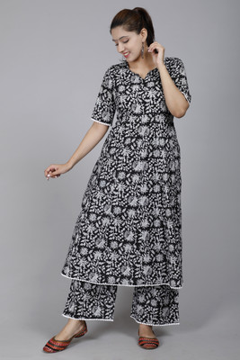 Unique Fab Women Kurta Palazzo Set