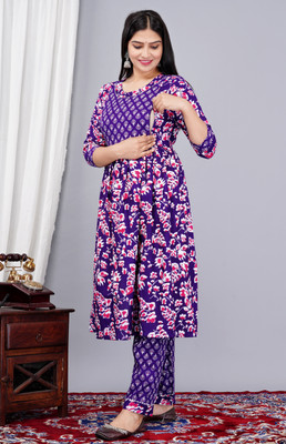 RS Creations Women Kurta Pant Set