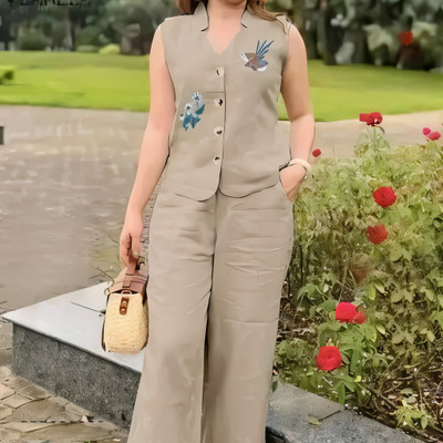 glmour and culture Women Shirt Palazzo Set