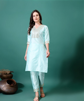 ZIVETI FASHION Women Kurti Pant Set
