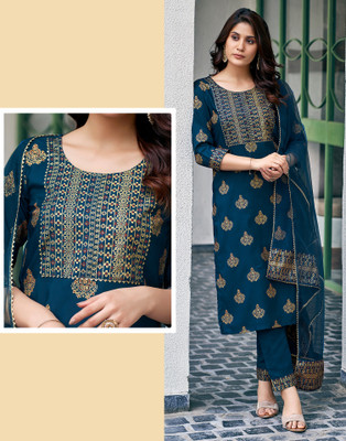 Divastri Women Kurta Pant Dupatta Set