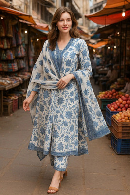 Priyashi Women Kurti Pant Dupatta Set