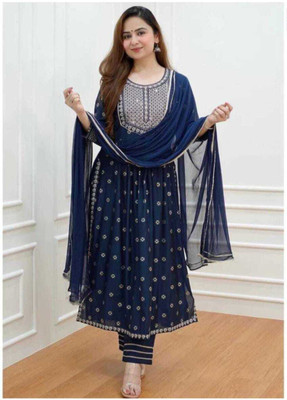 RR UNIQUE COLLECTION Women Kurta Pant Dupatta Set