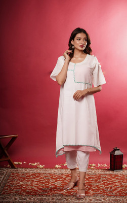 samak by marziamehdi Women Kurta Pant Set