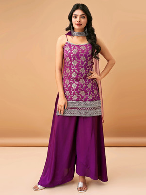 UFB Women Kurta Sharara Dupatta Set
