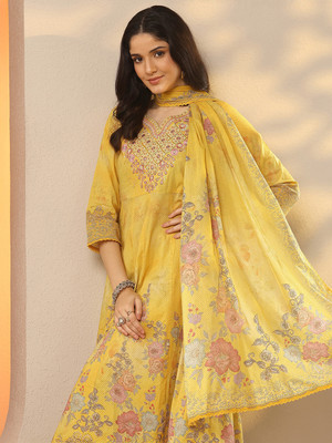 LIBAS Women Kurta Pant Dupatta Set