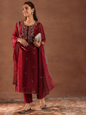 LIBAS Women Kurta Pant Dupatta Set