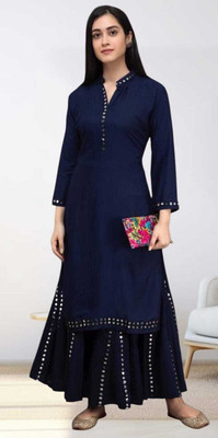 HouseOfCommon Women Kurta Palazzo Set