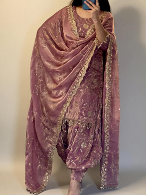 IYALAFAB Women Ethnic Top Dhoti Pant Dupatta Set