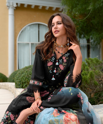 Indo Era Women Kurta Pant Dupatta Set
