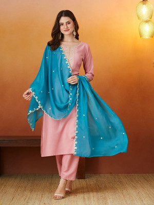 MOKOSH Women Kurta Pant Dupatta Set