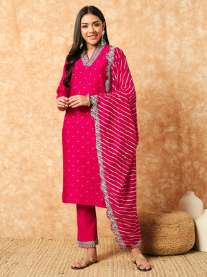 NAVLIK Women Kurta Pant Dupatta Set