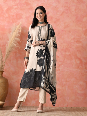 Hariks Women Kurta Pant Dupatta Set