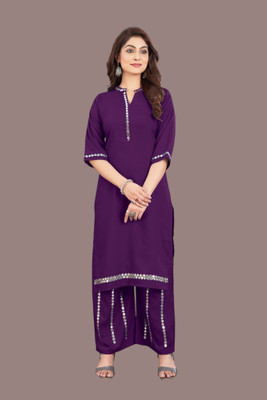 Hangerdesginera Women Kurta Palazzo Set