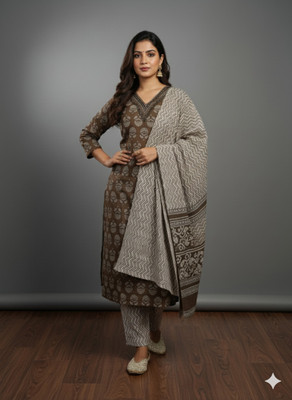 SAI DRESSES Women Kurta Pant Attached Dupatta Set