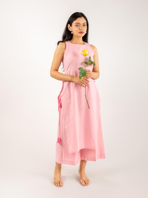 MONOMEE Women Kurti Palazzo Set