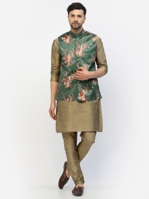 TS Lifestyle Men Kurta Churidar Ethnic Jacket Set