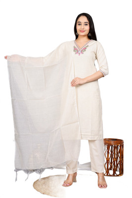 DIA TRENDS Women Kurti Pant Dupatta Set