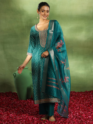 LIBAS Women Kurta Pant Dupatta Set
