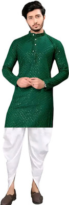 JILANI TRADERS Men Kurta Dhoti Set