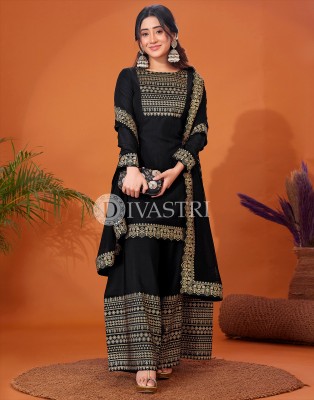 Divastri Women Kurta Sharara Dupatta Set